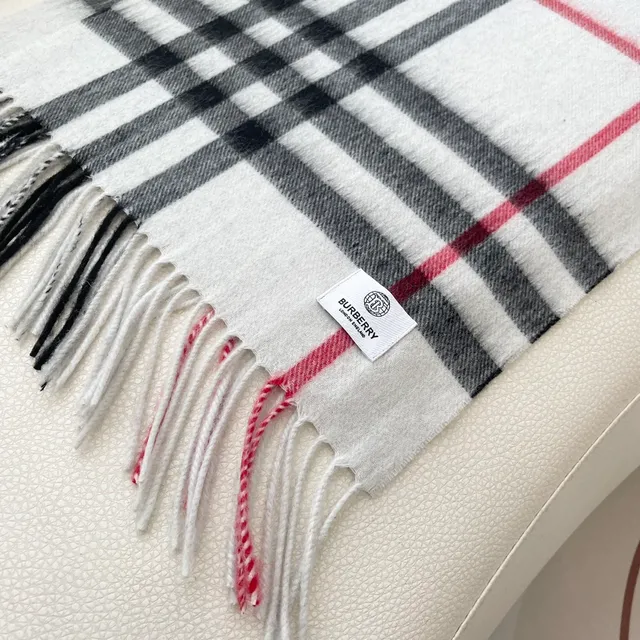 Burberry Classic Check Cashmere Scarf 8