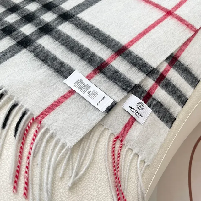 Burberry Classic Check Cashmere Scarf 9