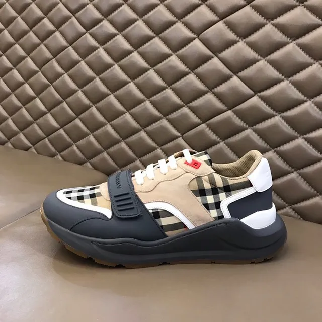 Burberry Knight Check Pattern Chunky Sneakers 7