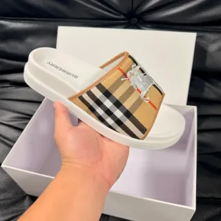 Burberry Knight Check Strap Slipper