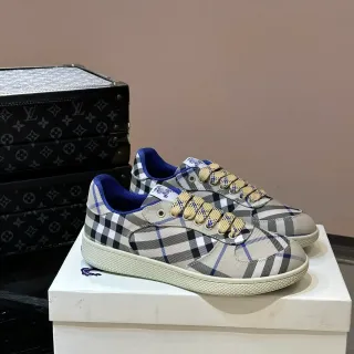 Burberry Plaid Low-Top Lifestyle Sneakers