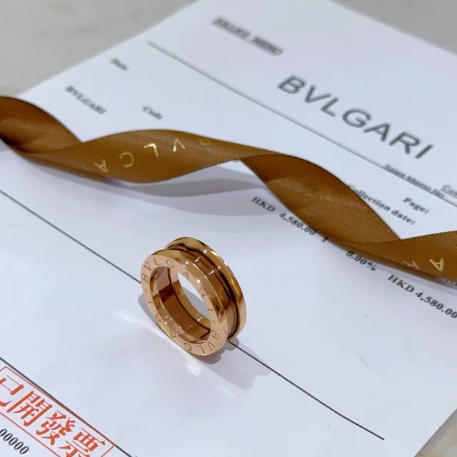 Bvlgari B.zero1 Rotating Dual-Band Rose Gold Ring 4