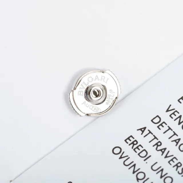 Bvlgari Fiorever Boucles d'oreilles en forme de fleur en or rose et argent 2