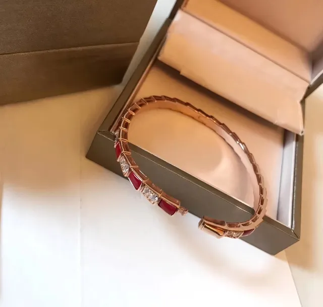Bvlgari Red Gold Segmented Rigid Bangle Rose Bracelet 5
