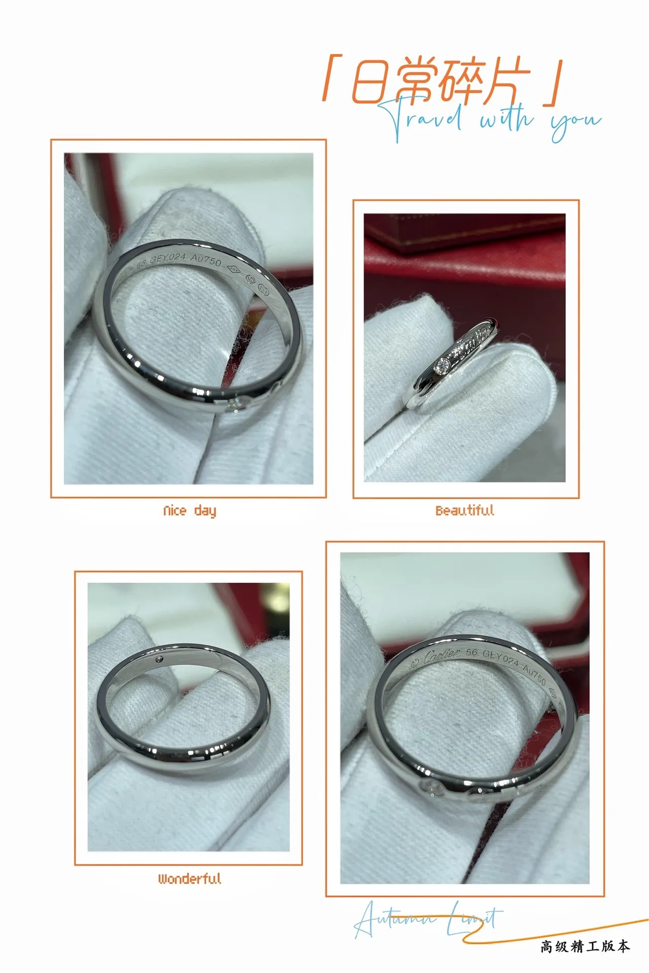 Cartier Juste un Clou خاتم بالمعدن المصقول الذهبي والفضي مع الماس المركزي الوحيد 2