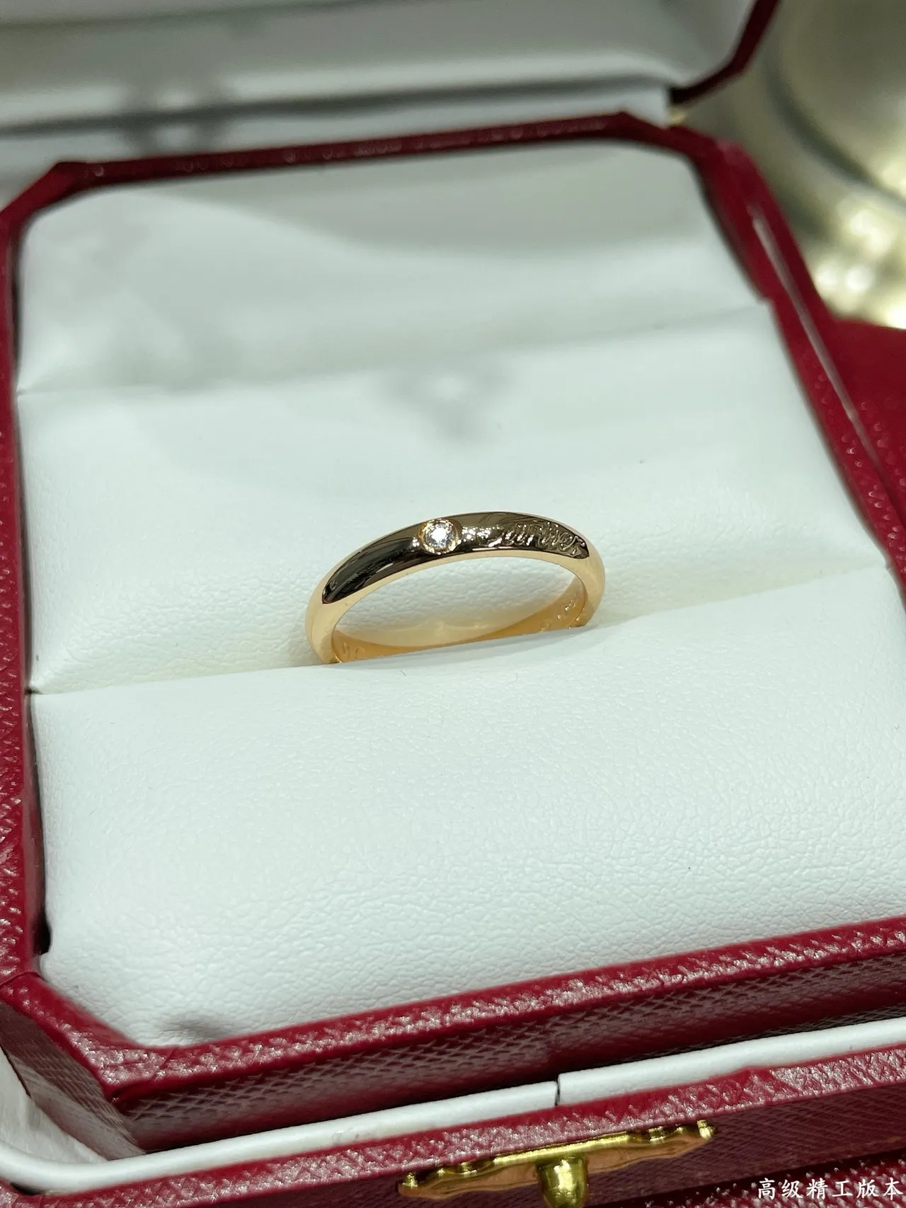 Cartier Juste un Clou خاتم بالمعدن المصقول الذهبي والفضي مع الماس المركزي الوحيد 6