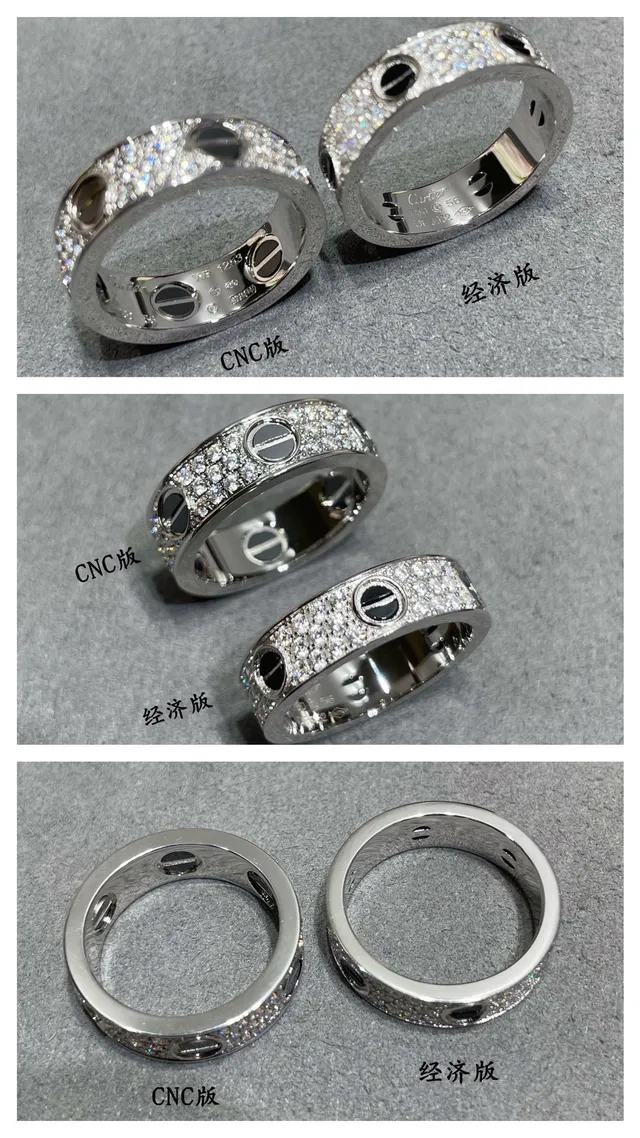 Cartier Juste un Clou Wide Pavé Bague Argent Émail Noir 8
