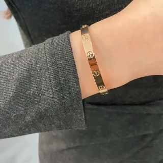 Cartier Love Bracelet Gold Rigid Cuff Bracelet