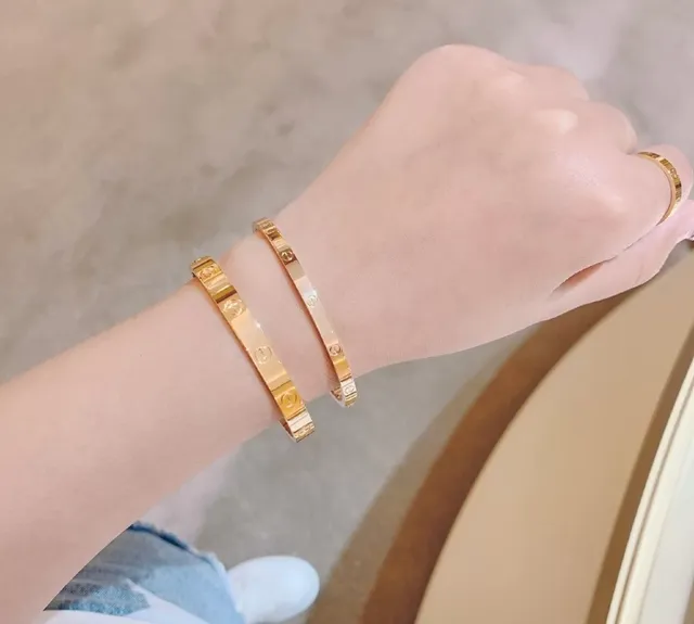Cartier Love Bracelet bracelet rigide en or bicolore 8