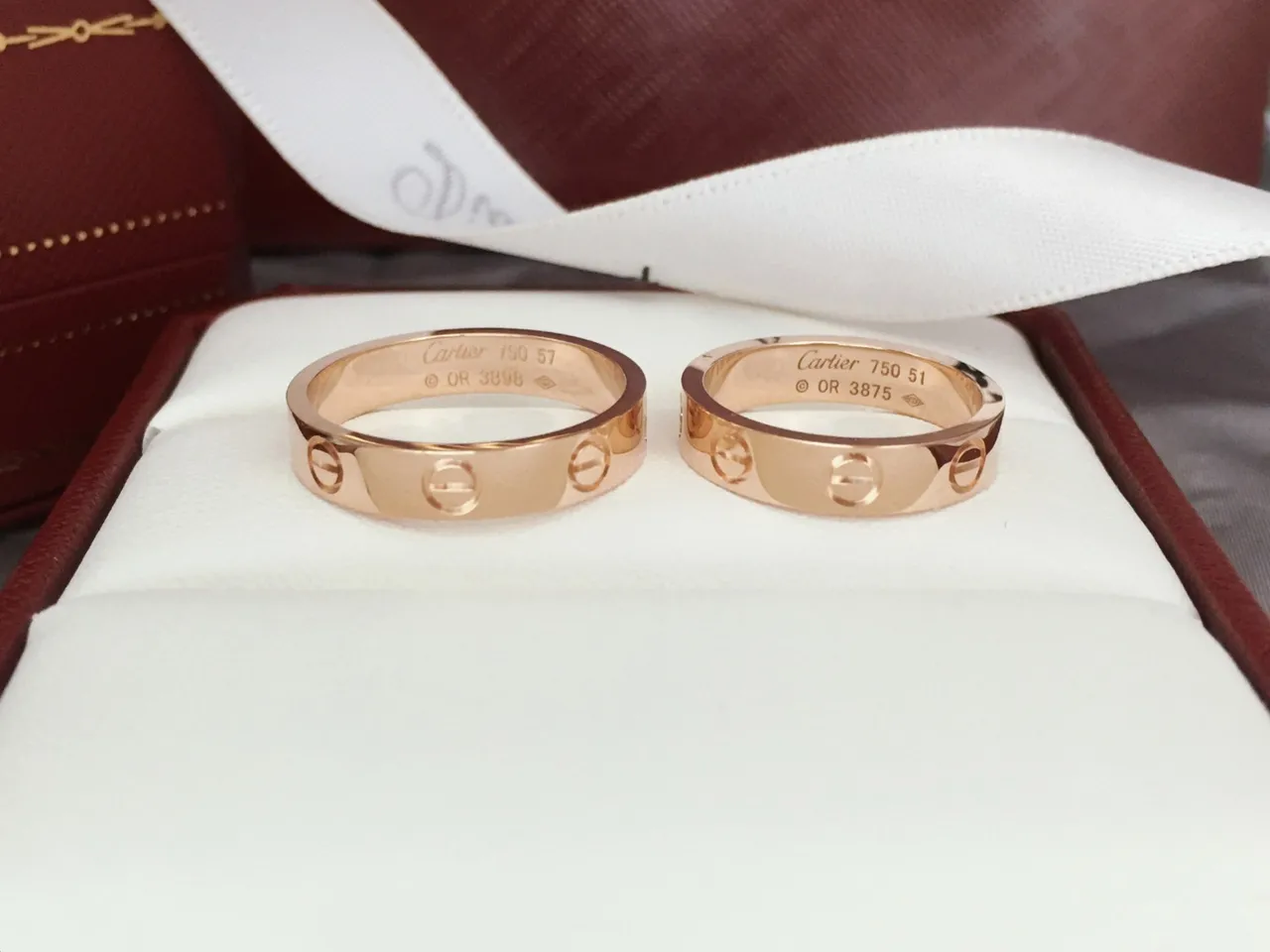 Cartier Love Rose Gold Screw-Motif Stackable Rings 5