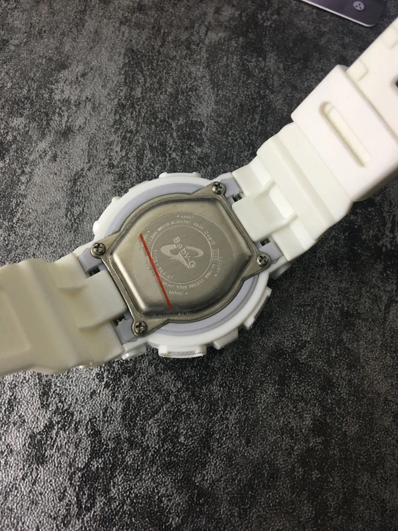 Casio Baby-G Beige Gold Montre Hybride Analogique-Numérique Construction Résine Robuste 3