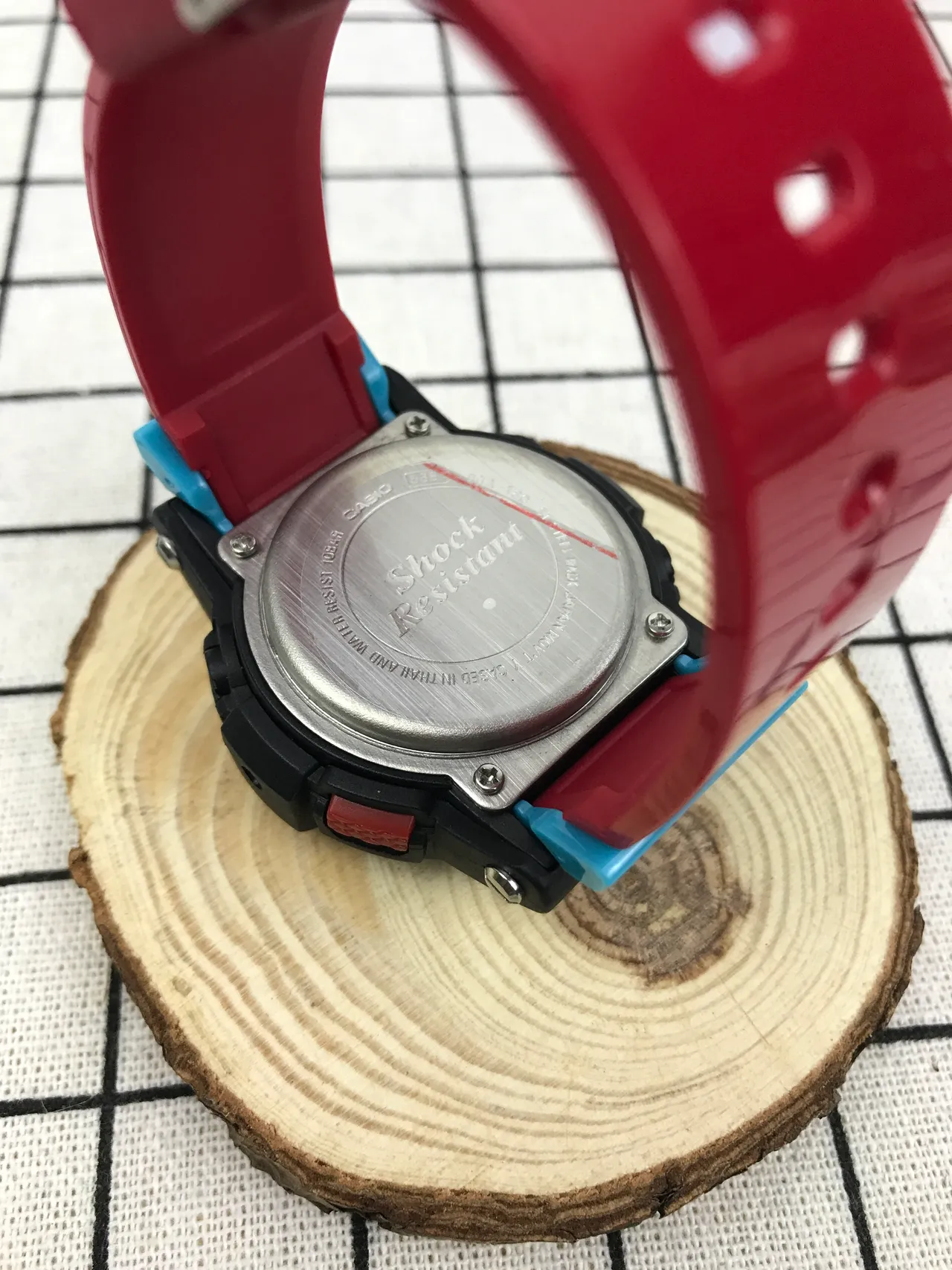 Casio Baby-G Montre Sport Noir Rouge Bleu Robuste Analogique-Digital Montre 2