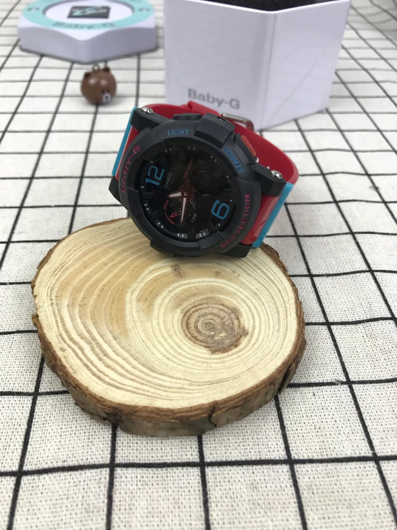Casio Baby-G Montre Sport Noir Rouge Bleu Robuste Analogique-Digital Montre 3