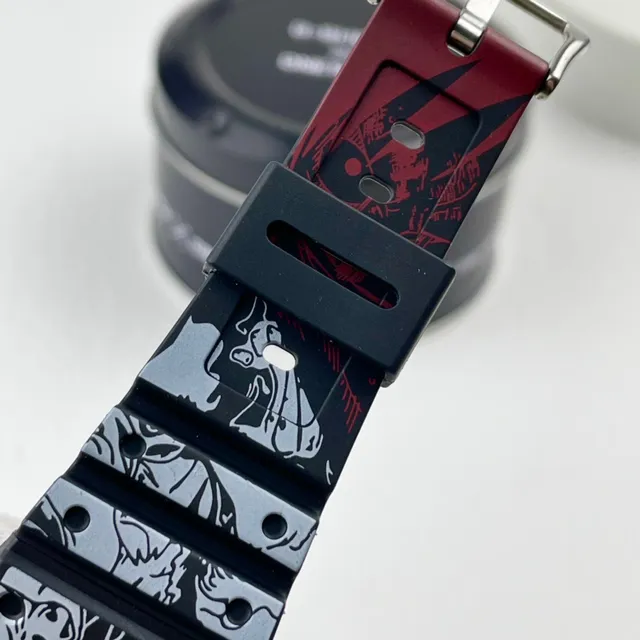 Casio G-Shock DW-5600 Noir Rouge Blanc Impression Graphique Montre Sport 3