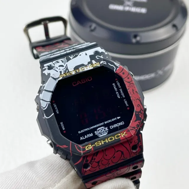 Casio G-Shock DW-5600 Noir Rouge Blanc Impression Graphique Montre Sport 5