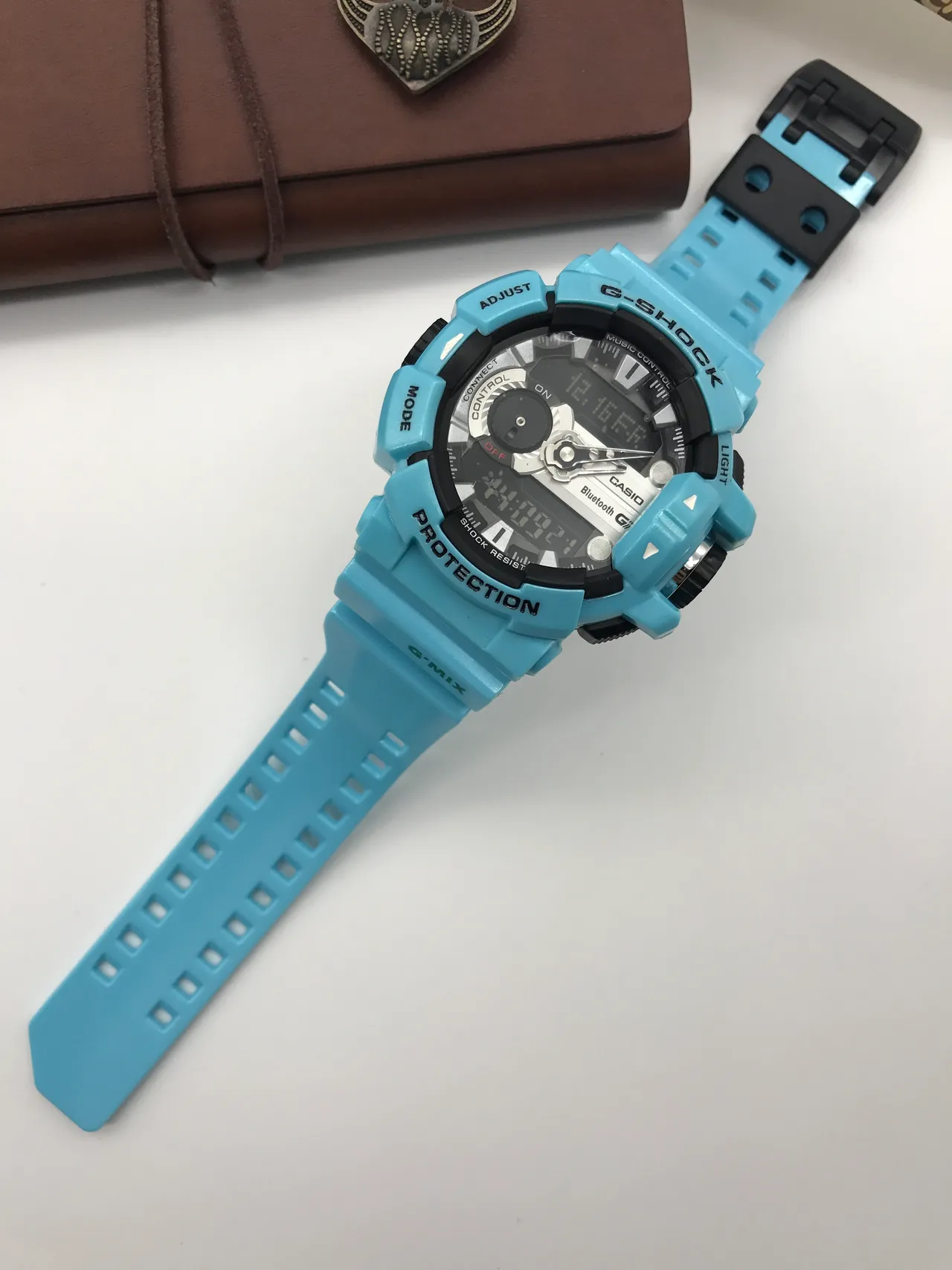 Casio G-Shock G-MIX Light Blue Sports Watch 5