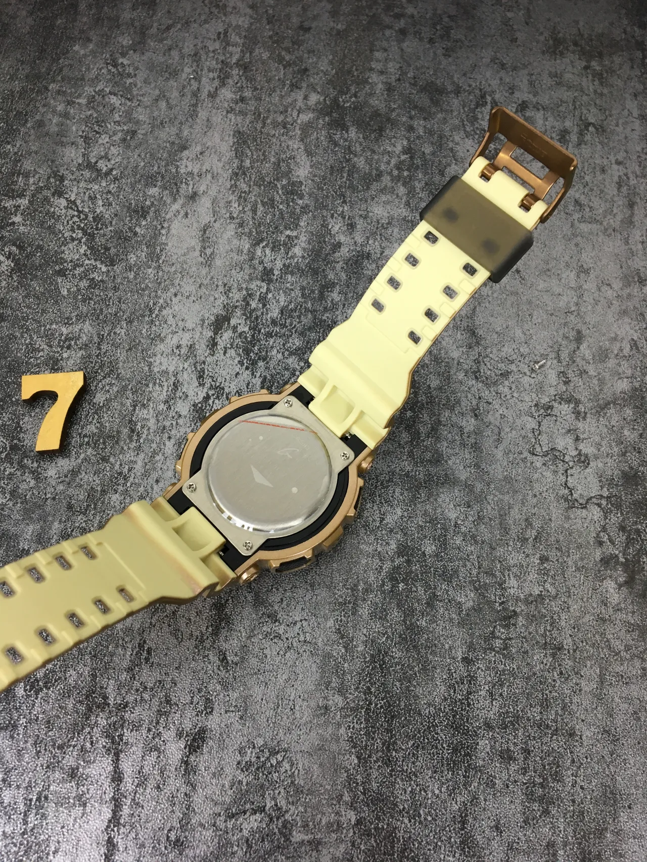 Casio G-Shock GA-100 Gold-Tone Analog-Digital Sports Watch 9