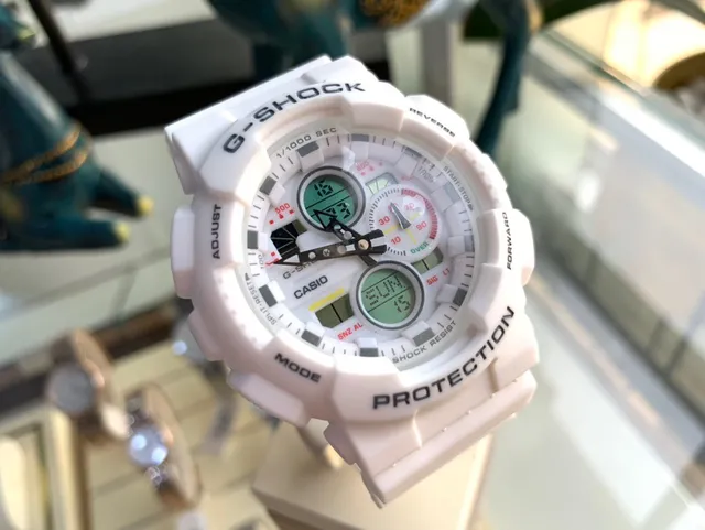 Casio G-Shock GA-100 White Analog-Digital Sports Watch 6