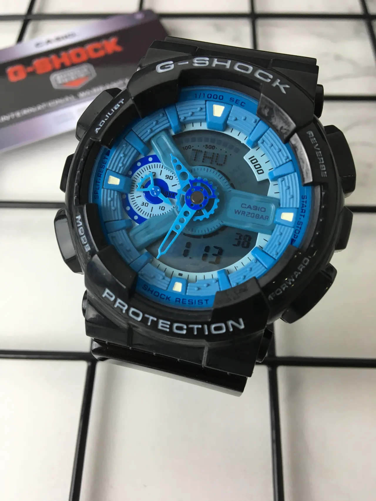Casio G-Shock GA-110 Bleu et Noir Montre Sport 2