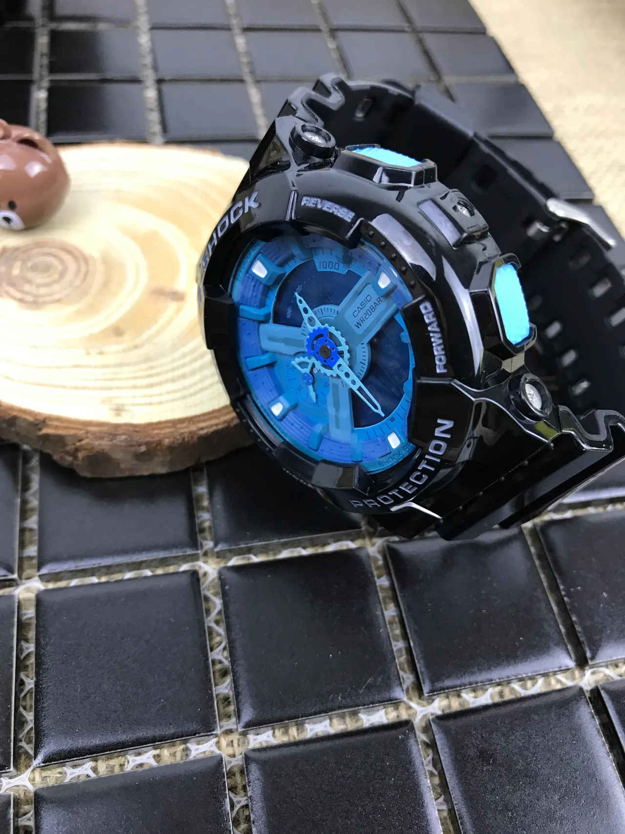 Casio G-Shock GA-110 Bleu et Noir Montre Sport 15