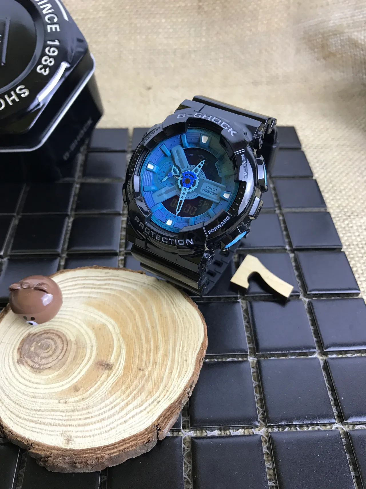 Casio G-Shock GA-110 Bleu et Noir Montre Sport 16
