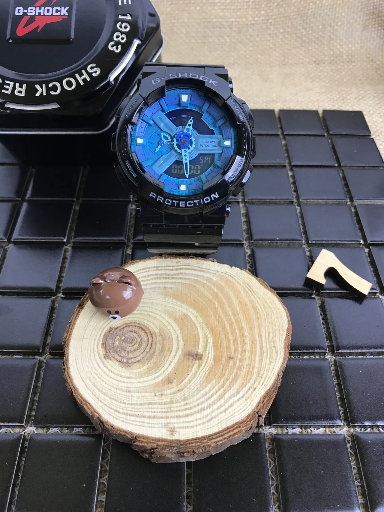 Casio G-Shock GA-110 Bleu et Noir Montre Sport 17