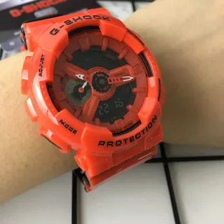 Casio G-Shock GA-110 Orange Resin Sports Watch