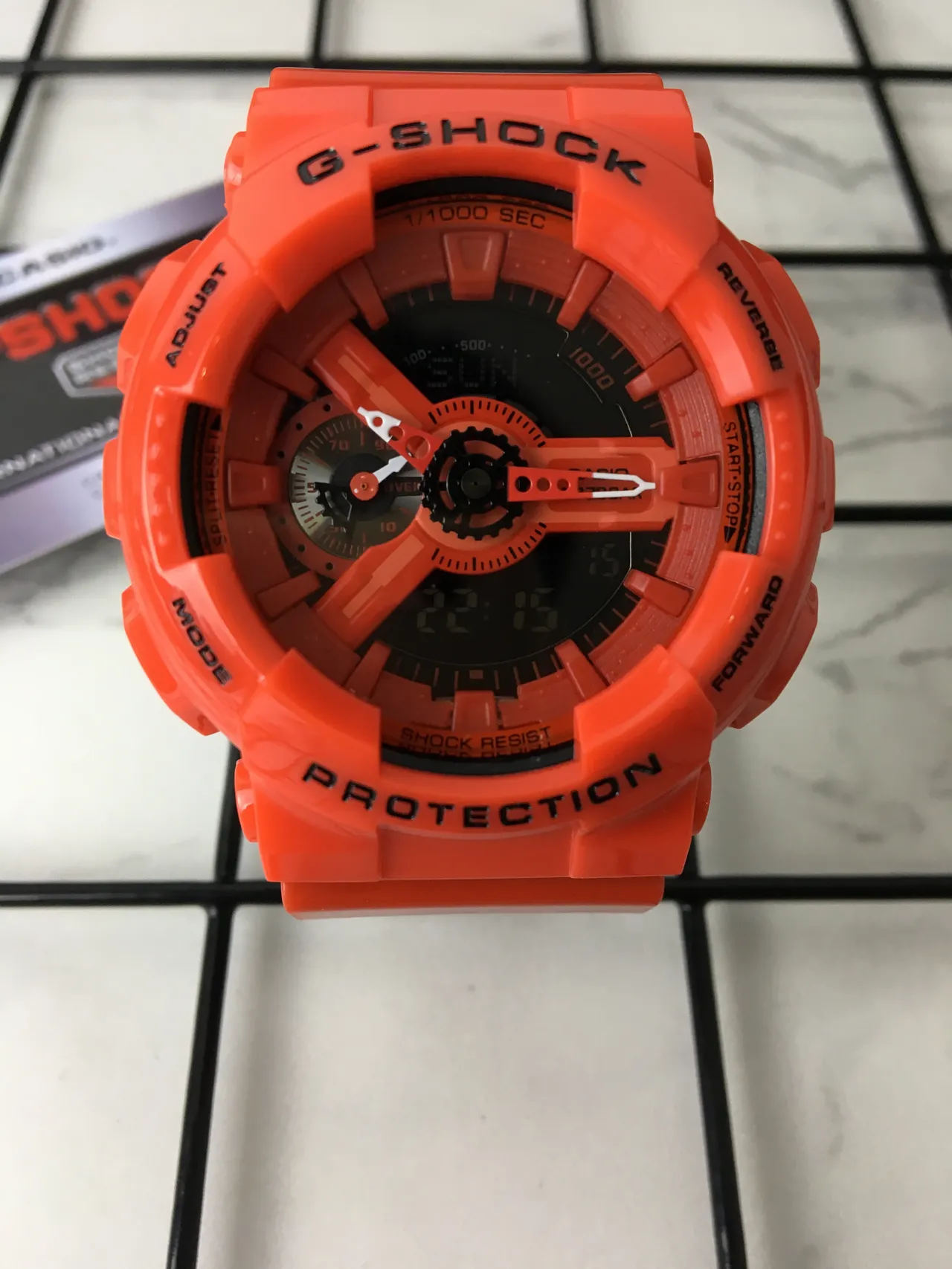 Casio G-Shock GA-110 Montre Sport en Résine Orange 3