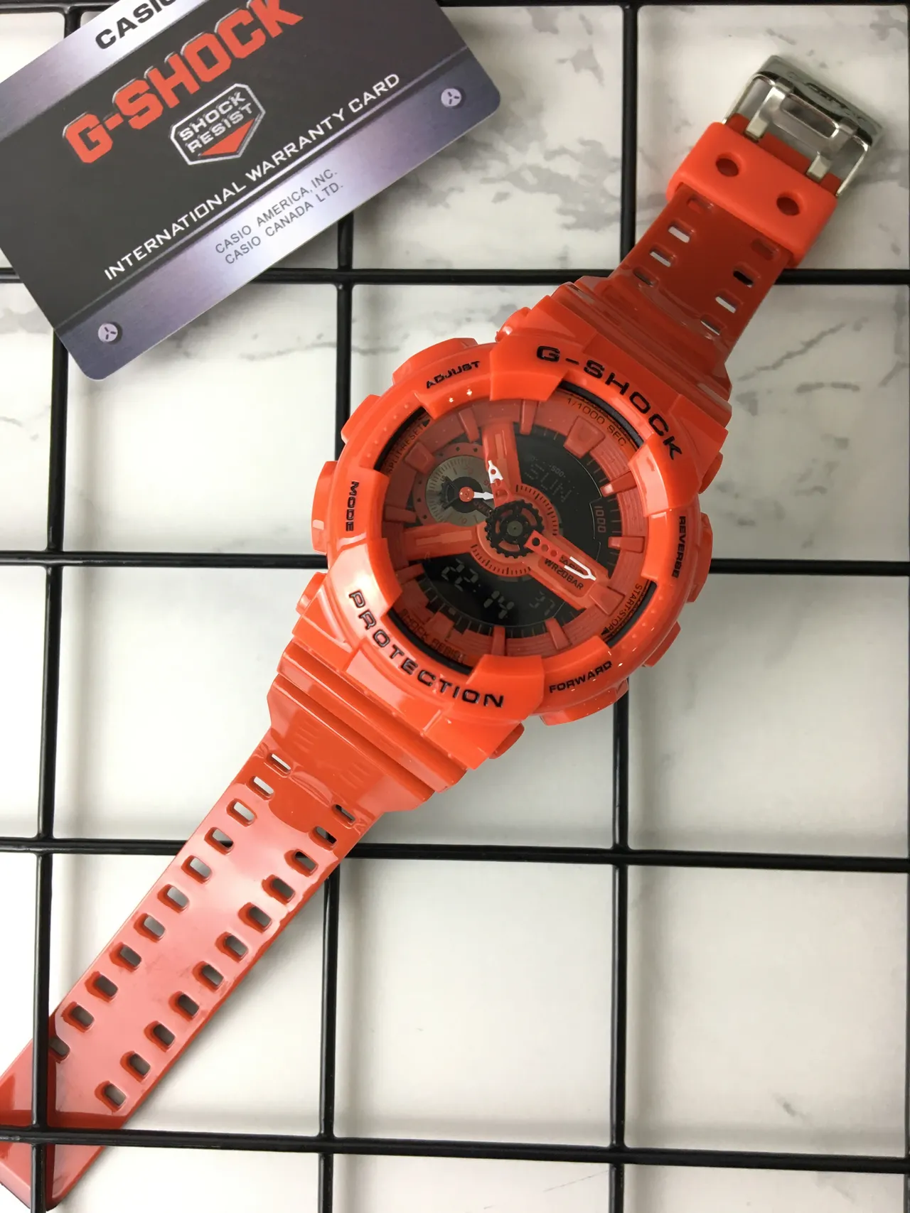 Casio G-Shock GA-110 Montre Sport en Résine Orange 6