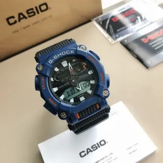 ক্যাসিও জি-শক GA-2100 নীল এবং কালো স্পোর্টস ওয়াচ