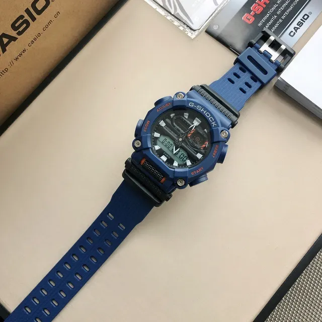 Casio G-Shock GA-2100 Blue and Black Sports Watch 5