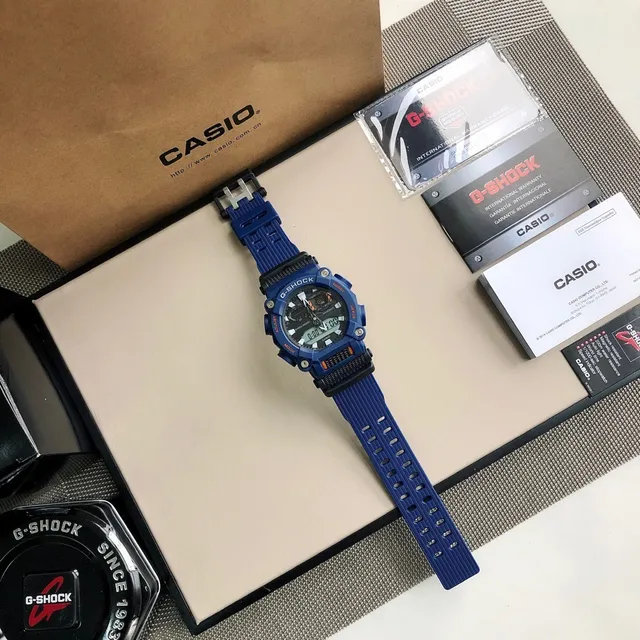 Casio G-Shock GA-2100 Blue and Black Sports Watch 6