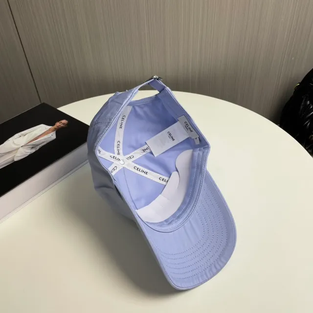 Celine Casquette de baseball avec logo brodé en lavanda claire 5