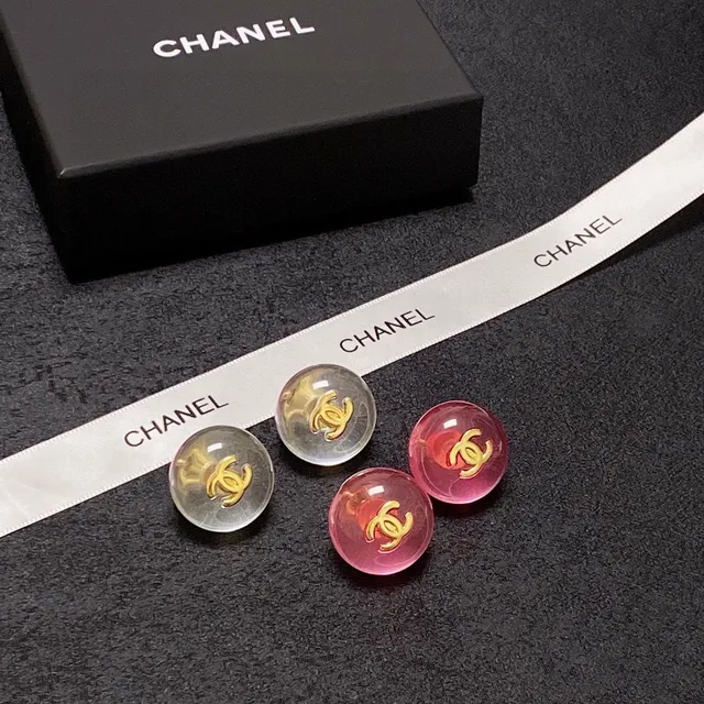 Chanel Resin CC Logo Spherical Charms Jewelry 4