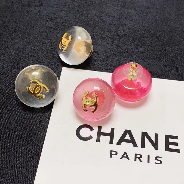 Chanel Resin CC Logo Spherical Charms Jewelry 5