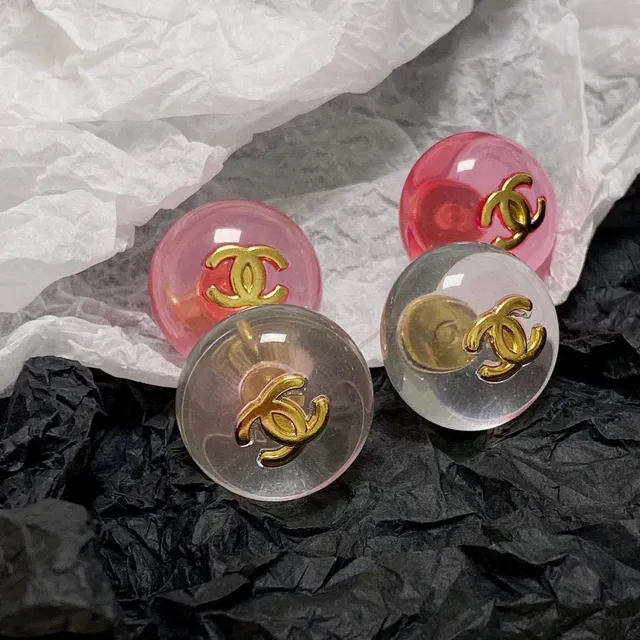 Chanel Resin CC Logo Spherical Charms Jewelry 6