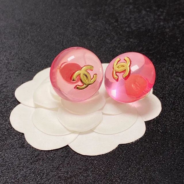 Chanel Resin CC Logo Spherical Charms Jewelry 7
