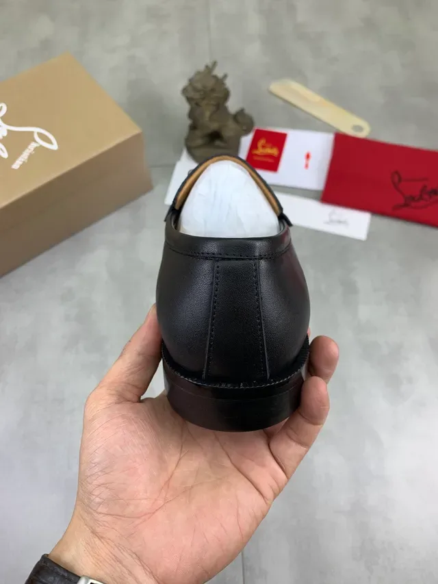 Christian Louboutin Horsebit Loafer Black Leather Loafers 3