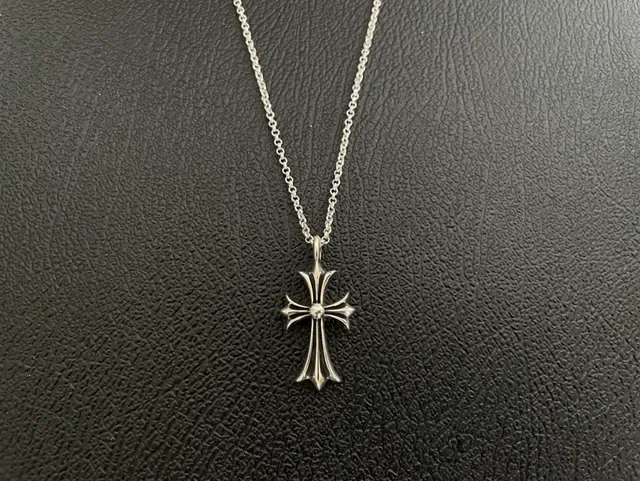 Chrome Hearts Crucifix Silver Metal Cross Pendants Necklace 5
