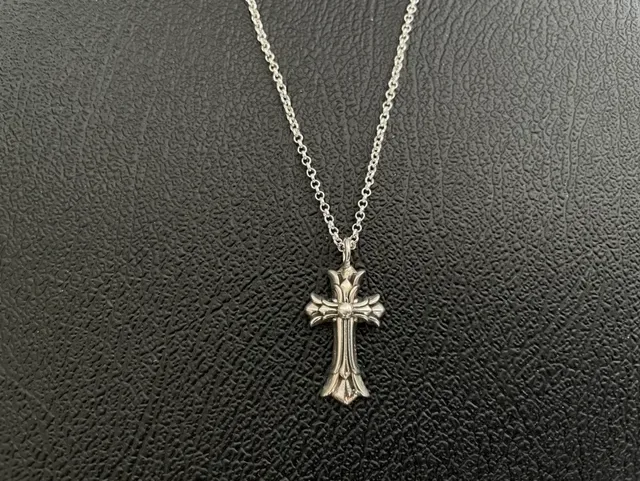 Chrome Hearts Crucifix Silver Metal Cross Pendants Necklace 6