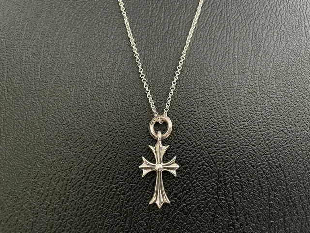 Chrome Hearts Crucifix Silver Metal Cross Pendants Necklace 7