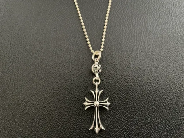 Chrome Hearts Crucifix Silver Metal Cross Pendants Necklace 9