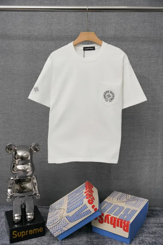 Chrome Hearts Embroidered Pocket Tee Black T-Shirt 3