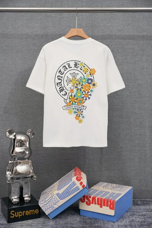 Chrome Hearts Multi-Cross Graphic Black T-Shirt 2