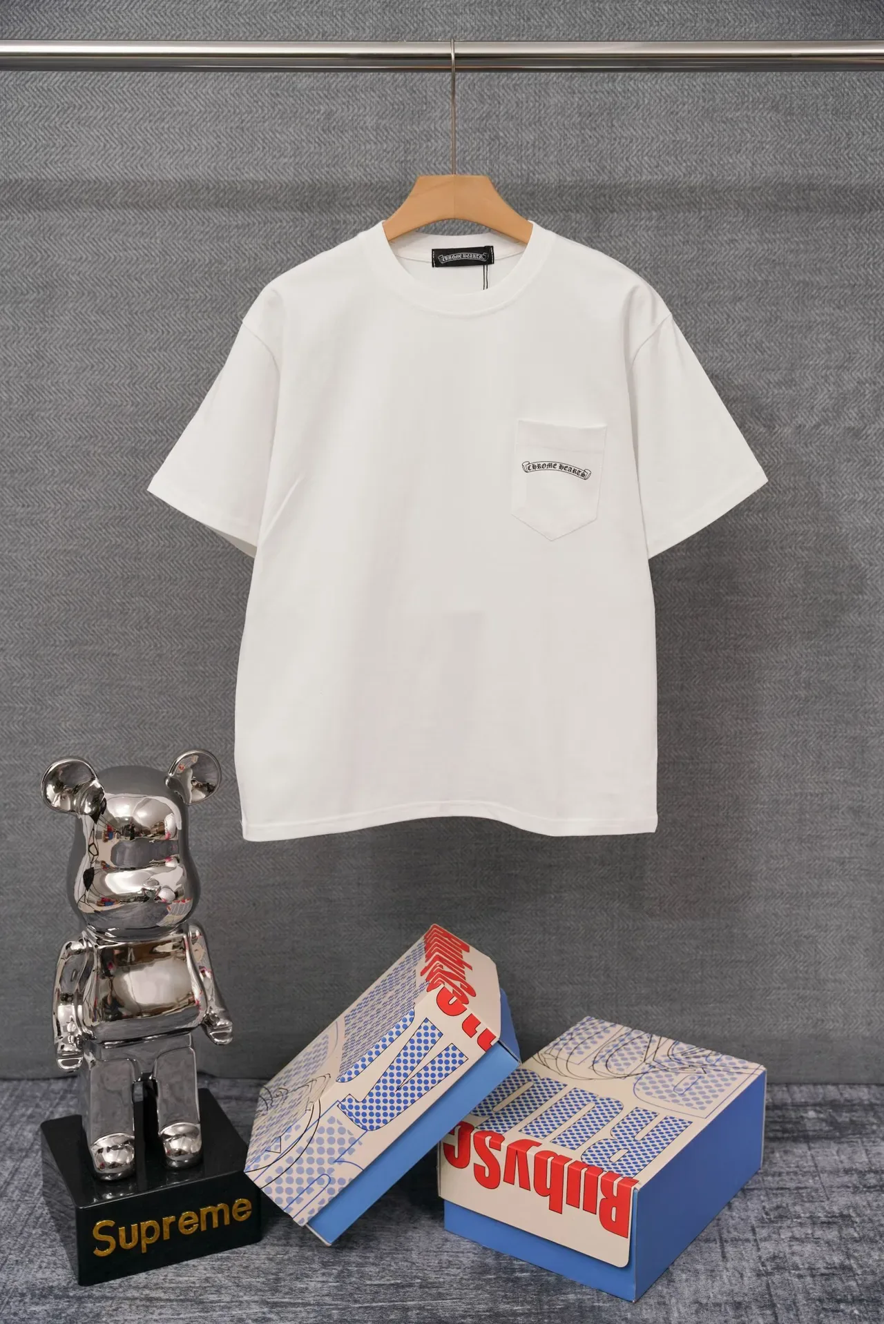 Chrome Hearts Multicolor Banner Logo Graphic T-Shirt 2