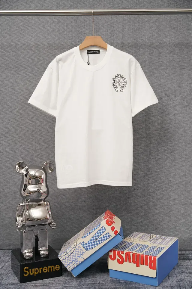 Chrome Hearts One Heart Las Vegas Graphic Print White T-Shirt 2