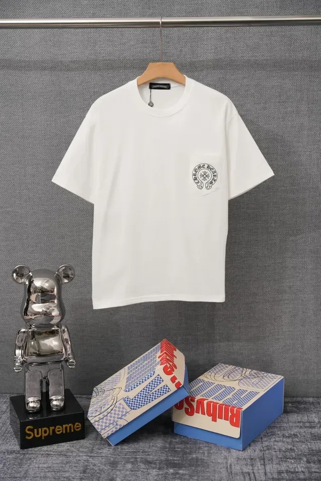 Chrome Hearts Pocket Tee Black Embroidered Logo T-Shirt 3