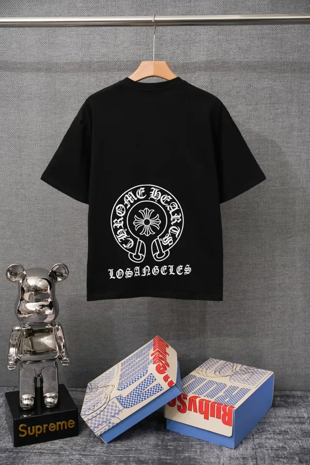 Chrome Hearts Pocket Tee Black Embroidered Logo T-Shirt 4