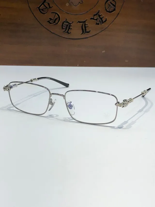 Chrome Hearts Silver Gold Rimless Ornate Metal Hinges Optical Glasses 6