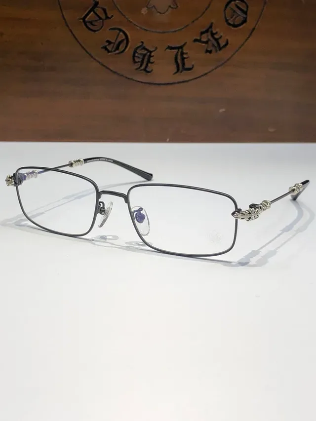 Chrome Hearts Silver Gold Rimless Ornate Metal Hinges Optical Glasses 8
